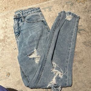 High waisted mom jeans